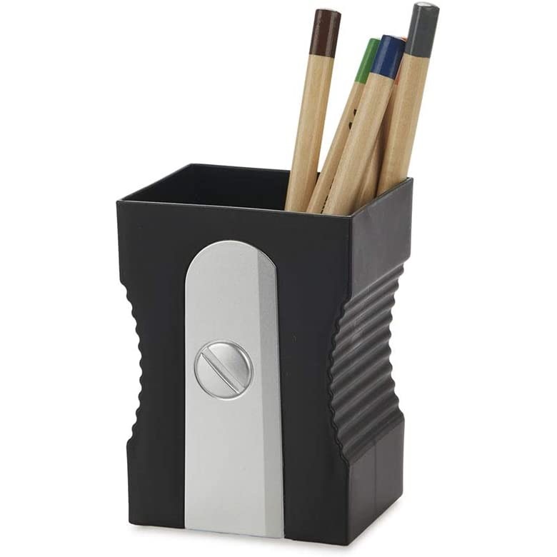 Balvi Cestino carta + porta matite Sharpener temperino nero plastica Balvi